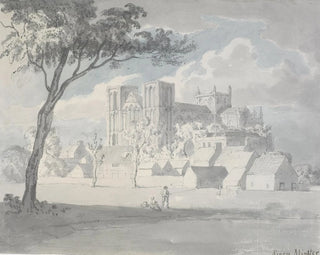 Minster of Ripon Painting - Edward Dayes — artwork view