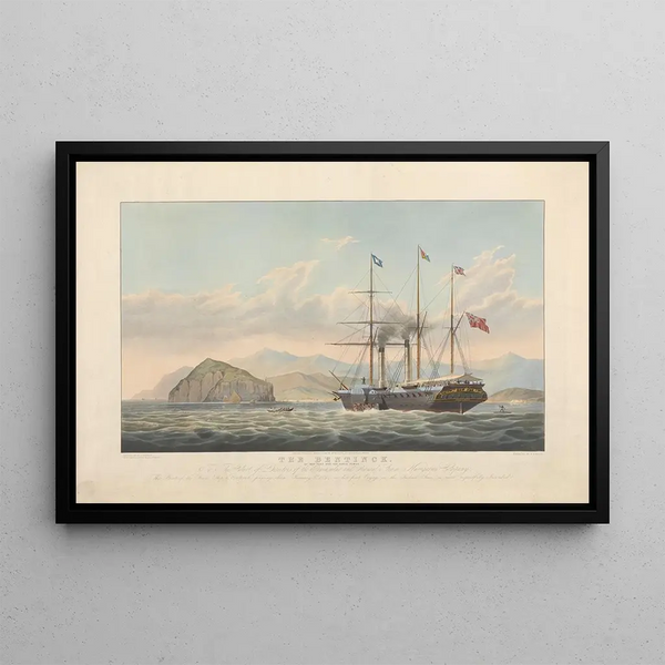 Le Bentinck - Edward Duncan — framed artwork on a wall