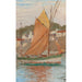 Reproduction of the painting Concarneau Fishing Boat Painting - Edward Emerson Simmons