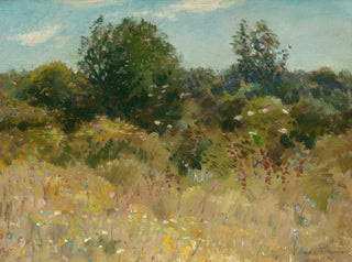Notre jardin arrière quand j'étais jeune - Edward Emerson Simmons — artwork view
