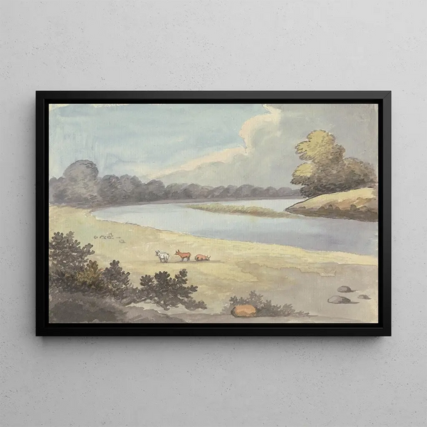 Richmond - Edward Francis Burney — framed artwork on a wall