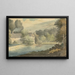 The Boatman - Edward Francis Burney — framed artwork on a wall