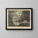 View near Bristol - Edward Francis Burney — framed artwork on a wall