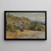 Ferme, lac Wakatipu, Queenstown No1 - Edward Friström — framed artwork on a wall