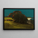 Pohutukawa Painting - Edward Friström — framed artwork on a wall