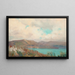 Port of Wellington from Muritai - Edward Friström — framed artwork on a wall
