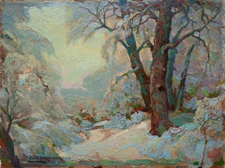 Winter Landscape Painting - Edward G. Eisenlohr — artwork view