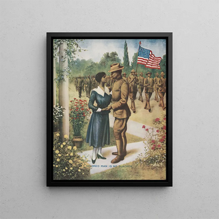 L'homme de couleur n'est pas un fainéant - Edward George Renesch — framed artwork on a wall