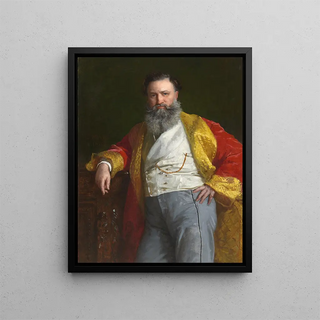 Isaac Merrit Singer - Edward Harrison May — framed artwork on a wall