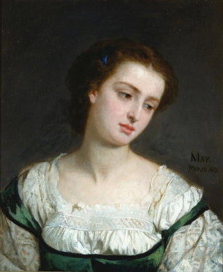 Portrait of a Young Woman - Edward Harrison May — artwork view
