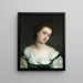 Portrait of a Young Woman - Edward Harrison May — framed artwork on a wall