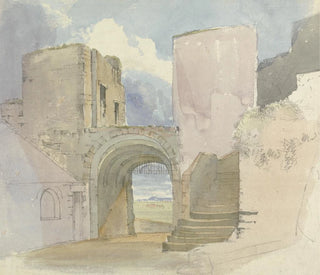 the Bamburgh Castle Gate - Edward Hastings — artwork view