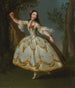 Portrait painting of Mademoiselle Violette, later Mrs. David Garrick - Edward Haytley — artwork view