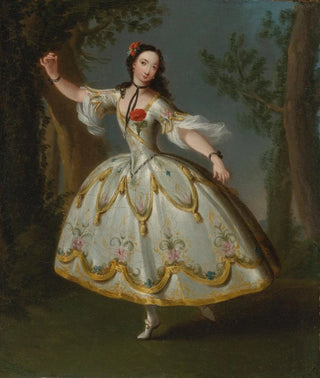 Portrait painting of Mademoiselle Violette, later Mrs. David Garrick - Edward Haytley — artwork view