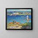 A Day of Fishing - Edward Henry Potthast — framed artwork on a wall