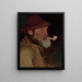 A Maine Fisherman - Edward Henry Potthast — framed artwork on a wall