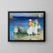 A boat outing - Edward Henry Potthast — framed artwork on a wall