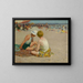 Summer Vacation Painting - Edward Henry Potthast — framed artwork on a wall