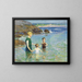 At the Beach - Edward Henry Potthast — framed artwork on a wall