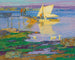 Boat at the Quay - Edward Henry Potthast — artwork view