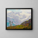 Les Rocheuses canadiennes - Edward Henry Potthast — framed artwork on a wall