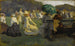 Tennis on Grass Painting at St Ives - Edward Henry Potthast — artwork view