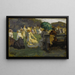 Tennis on Grass Painting at St Ives - Edward Henry Potthast — framed artwork on a wall