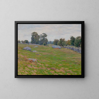 In the Fields - Edward Herbert Barnard — framed artwork on a wall