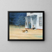 Evening in Cape Cod - Edward Hopper — framed artwork on a wall