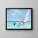 Vague de fond - Edward Hopper — framed artwork on a wall