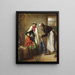 A First Visit to the Dentist - Edward Hughes — framed artwork on a wall