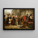 An English artist collecting costumes in Brittany - Edward Hughes — framed artwork on a wall