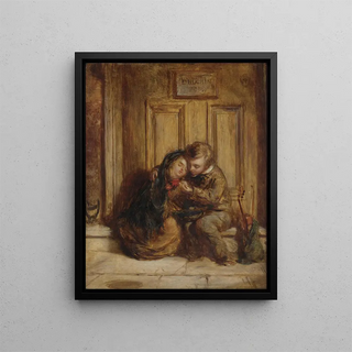 Sympathy - Edward Hughes — framed artwork on a wall