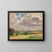 Norfolk Landscape Painting - Edward James Buttar — framed artwork on a wall