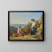 A Afternoon Rest - Edward John Cobbett — framed artwork on a wall