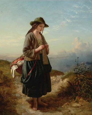 The Crofter's Daughter - Edward John Cobbett — artwork view