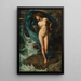 Andromeda - Edward John Poynter — framed artwork on a wall