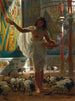Nourrir l'ibis sacré dans les salles de Karnak - Edward John Poynter — artwork view