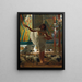 Nourrir l'ibis sacré dans les salles de Karnak - Edward John Poynter — framed artwork on a wall