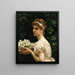 Flowering Peas Painting - Edward John Poynter — framed artwork on a wall