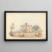 Conception for an Athenian villa - Edward Jones — framed artwork on a wall