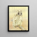 The Tawny Owl - Edward Julius Detmold — framed artwork on a wall