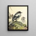 The Magpie - Edward Julius Detmold — framed artwork on a wall