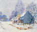 Winter Brown County Farm - Edward K Williams — artwork view