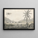 View of the Sugar Plantation Hallhead Jamaica - Edward Kennion — framed artwork on a wall