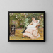 Happy as the day is long - Edward Killingworth Johnson — framed artwork on a wall