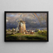 Old mill with a hook, Easthampton - Edward Lamson Henry — framed artwork on a wall