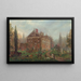 L'Attaque de la maison Chew pendant la bataille de Germantown 1777 - Edward Lamson Henry — framed artwork on a wall