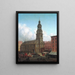 L'église néerlandaise du Nord, rues Fulton et William, New York - Edward Lamson Henry — framed artwork on a wall