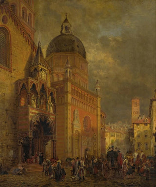 Place du village - Edward Lamson Henry — artwork view